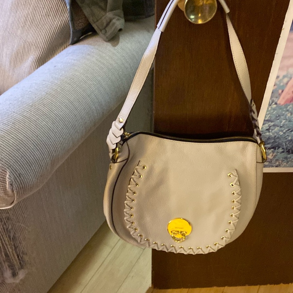Oryany Hobo/saddle bag mix Whipstitch & jewelry accents New no tags
